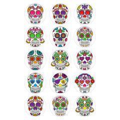 Oblea Catrinas Halloween 5 cm (15) - María Lunarillos