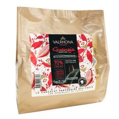 Chocolate de cobertura negro 70% Guanaja 1 kg - Valrhona