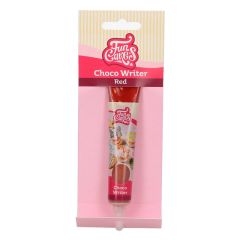Chocolate decorativo rojo Choco Writer 25 g - Funcakes