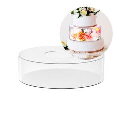 Cilindro transparente acrílico para decorar tartas 20 x 10 cm - Pastkolor