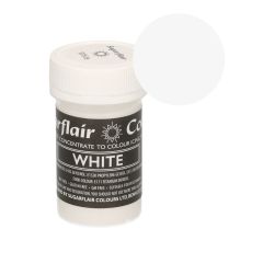 Colorante blanco pastel 25 g - Sin gluten - Sugarflair