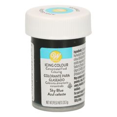 Colorante en gel azul celeste o azul cielo 28 gr - Wilton