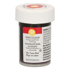Colorante en gel rojo sin sabor 28 gr - Wilton
