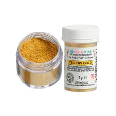 Colorante en polvo brillante amarillo dorado 4 g - Sugarflair