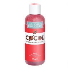 Colorante liposoluble para chocolate rojo 75 g - Sin gluten - Squires Kitchen