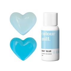 Colorante liposoluble gel azul bebé 20 ml - Colour Mill