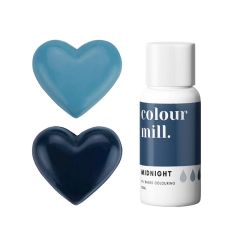 Colorante liposoluble gel azul medianoche 20 ml - Colour Mill