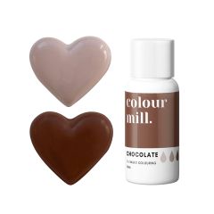 Colorante liposoluble gel marrón chocolate 20 ml - Colour Mill