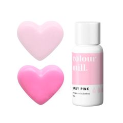 Colorante liposoluble gel rosa bebé 20 ml - Colour Mill