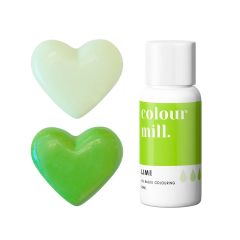 Colorante liposoluble gel verde lima 20 ml - Colour Mill