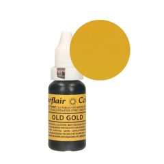 Colorante líquido oro viejo 14 ml - Sin gluten - Sugarflair