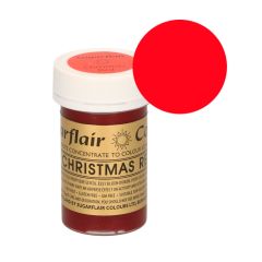 Colorante rojo Navidad 25 g - Sin gluten - Sugarflair