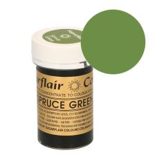 Colorante verde abeto 25 g - Sin gluten - Sugarflair