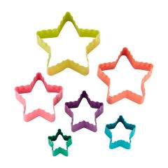Cortadores doble filo estrellas (6) - Wilton