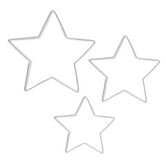 Cortadores estrellas 6, 7,5 y 9 cm (3) - Wilton