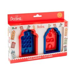 Cortadores y marcadores casas de Navidad (2) - Decora