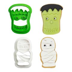 Cortadores momia y monstruo Halloween (2) - Decora