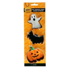 Cortadores fantasma, murciélago y calabaza Halloween - Wilton