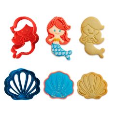 Cortadores sirena y concha (2) - Decora