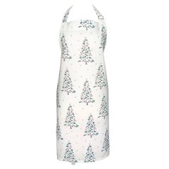 Delantal de algodón Lucie Xmas White - GreenGate