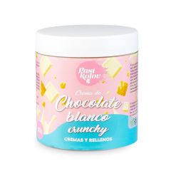 Crema de chocolate blanco crunchy 300 g - Pastkolor