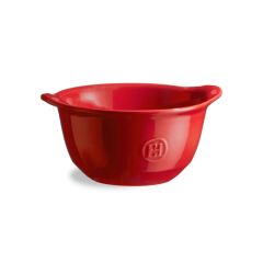 Cuenco con asas rojo 14 cm - Cerámica - Emile Henry