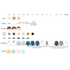 Papel de azúcar - Círculos de 5 cm (15) Daniel Comunión - Impresión comestible personalizada