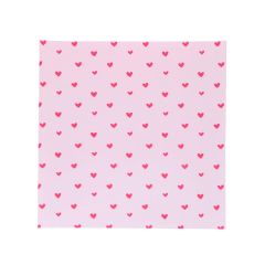 Envoltorios de papel rosa corazones 25 x 25 cm (50) - Simply Making
