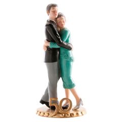 Figura pareja de novios aniversario boda 50 años - Dekora