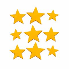Estrellas doradas de azúcar (9) - Sin gluten - Decora
