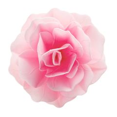Flor de oblea rosa color rosa 12,5 cm - Sin gluten - Dekora
