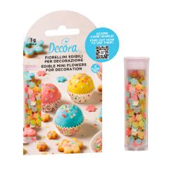 Flores de colores comestibles 1 g - Sin gluten - Decora