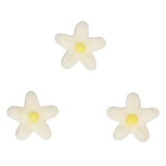 Flores Crisantemos de azúcar blancos y amarillos (30) - Sin gluten - Funcakes