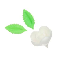 Flores de oblea Tulipanes y hojas 4 cm (12) - Funcakes
