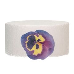 Flores de oblea pensamientos 5 cm (30) - Funcakes