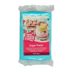 Fondant azul bebé 250 g - Sin gluten - Funcakes