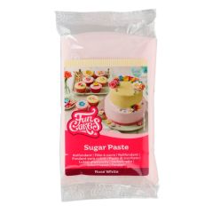 Fondant blanco rosa 250 g - Sin gluten - Funcakes