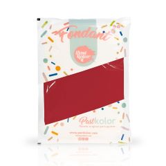 Fondant burdeos 1 kg - Sin gluten - Pastkolor