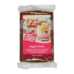Fondant marrón chocolate 250 g - Sin gluten - Funcakes