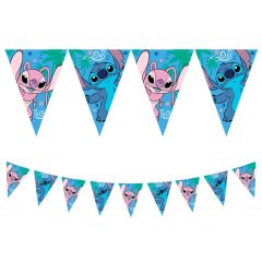 Guirnalda de papel Stitch y Angel 2,3 m - Decorata Party