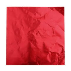 Hojas de aluminio rojas para bombones (150) - Decora