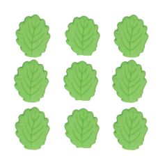 Hojas de azúcar verdes 3 cm (12) - Funcakes