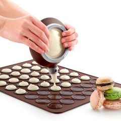 Kit para macarons 48 cavidades 4 cm - Lékué