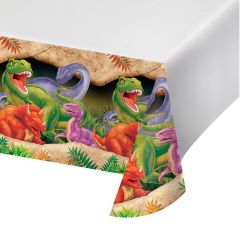 Mantel fino de plástico dinosaurios 1,37 x 2,74 m - Creative Converting
