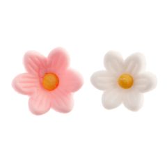 Margaritas rosas y blancas de azúcar (14) - Sin gluten - Dekora