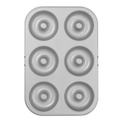 Molde antiadherente para 6 donuts - Decora