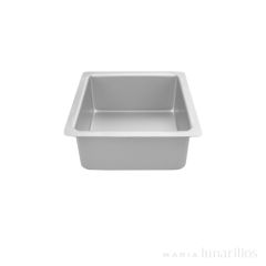 Molde de aluminio profesional cuadrado 15 x 7,5 cm - Decora