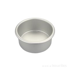 Molde de aluminio profesional redondo 10 x 5 cm - Decora