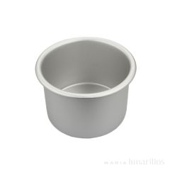 Molde de aluminio profesional redondo 10 x 7,5 cm - Decora
