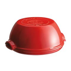 Molde horno para pan con base y tapa plana rojo 28 x 13 cm - Cerámica - Emile Henry